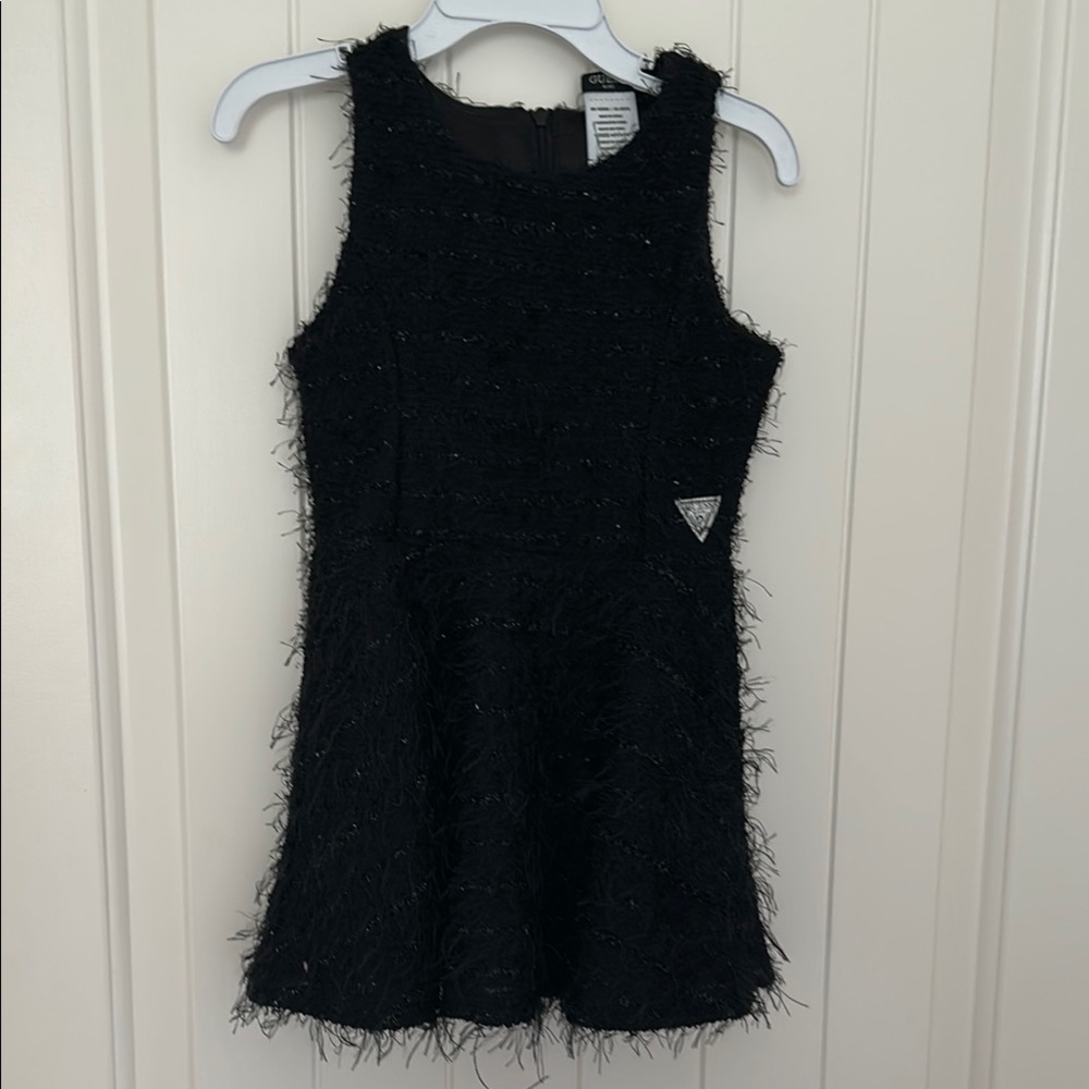 Guess Black Fit and Flare Cocktail Dress